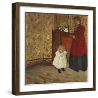 Mother and Child; Mere Et Enfant-Edouard Vuillard-Framed Giclee Print
