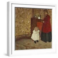 Mother and Child; Mere Et Enfant-Edouard Vuillard-Framed Giclee Print