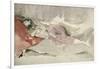 Mother and Child on a Couch-James Abbott McNeill Whistler-Framed Giclee Print