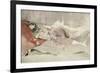 Mother and Child on a Couch-James Abbott McNeill Whistler-Framed Giclee Print