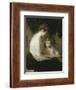 Mother and Child Reading, 1900-Lilla Cabot Perry-Framed Giclee Print