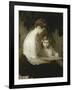 Mother and Child Reading, 1900-Lilla Cabot Perry-Framed Giclee Print