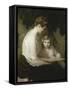 Mother and Child Reading, 1900-Lilla Cabot Perry-Framed Stretched Canvas