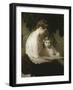 Mother and Child Reading-Lilla Cabot Perry-Framed Giclee Print