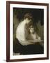 Mother and Child Reading-Lilla Cabot Perry-Framed Giclee Print