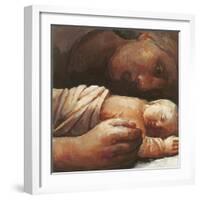 Mother and Child Resting, 1996-Evelyn Williams-Framed Giclee Print