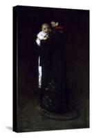 Mother and Child (The First Portrait), C. 1888-William Merritt Chase-Stretched Canvas