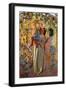 Mother and Child under the Vine, Mere et Enfant sous la Vigne-Maurice Denis-Framed Giclee Print