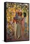 Mother and Child under the Vine, Mere et Enfant sous la Vigne-Maurice Denis-Framed Stretched Canvas