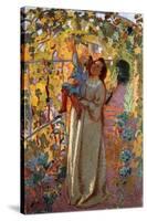 Mother and Child under the Vine, Mere et Enfant sous la Vigne-Maurice Denis-Stretched Canvas