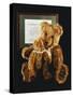 Mother and Child, Unique Golden Brown Plush Teddy Bears-null-Stretched Canvas