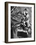 Mother and Child with Christmas Tree, Matyo People, Miskole, Hungary, 1936-null-Framed Giclee Print