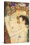 Mother and Child-Gustav Klimt-Stretched Canvas