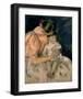 Mother and Child-Mary Cassatt-Framed Art Print