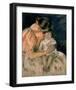 Mother and Child-Mary Cassatt-Framed Art Print