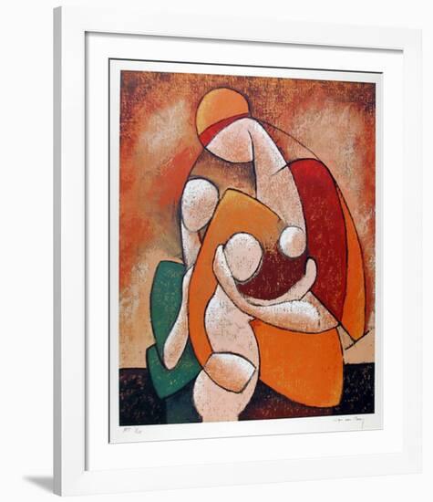 Mother and Child-Jan Van Raay-Framed Limited Edition