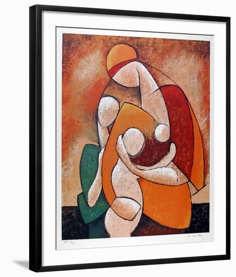 Mother and Child-Jan Van Raay-Framed Limited Edition