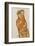 Mother and Child-Egon Schiele-Framed Art Print