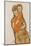 Mother and Child-Egon Schiele-Mounted Art Print