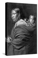 Mother and Child-Edward S^ Curtis-Stretched Canvas