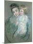 Mother and Child-Mary Cassatt-Mounted Giclee Print