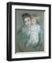 Mother and Child-Mary Cassatt-Framed Giclee Print