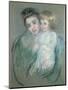 Mother and Child-Mary Cassatt-Mounted Giclee Print