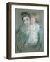 Mother and Child-Mary Cassatt-Framed Giclee Print