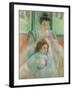 Mother and Child-Mary Cassatt-Framed Giclee Print