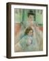 Mother and Child-Mary Cassatt-Framed Giclee Print