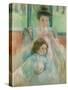 Mother and Child-Mary Cassatt-Stretched Canvas