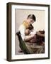Mother and Child-Georg Jacobides-Framed Giclee Print