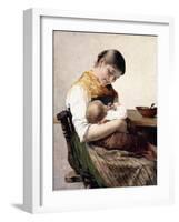 Mother and Child-Georg Jacobides-Framed Giclee Print