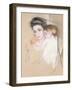 Mother and Child-Mary Cassatt-Framed Giclee Print