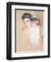 Mother and Child-Mary Cassatt-Framed Giclee Print