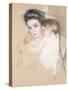 Mother and Child-Mary Cassatt-Stretched Canvas