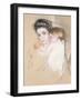 Mother and Child-Mary Cassatt-Framed Premium Giclee Print