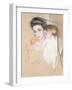 Mother and Child-Mary Cassatt-Framed Premium Giclee Print