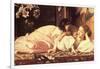 Mother and Child-Frederick Leighton-Framed Art Print