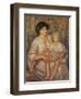 Mother and Child-Pierre-Auguste Renoir-Framed Art Print