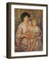 Mother and Child-Pierre-Auguste Renoir-Framed Art Print