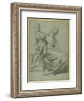 Mother and Child-Bartolomeo Schedoni-Framed Giclee Print