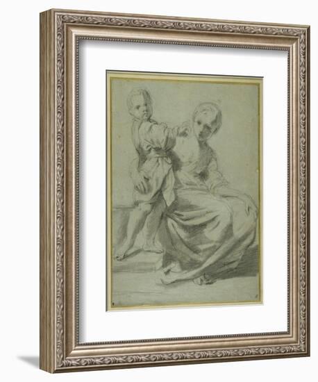 Mother and Child-Bartolomeo Schedoni-Framed Giclee Print