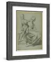 Mother and Child-Bartolomeo Schedoni-Framed Giclee Print