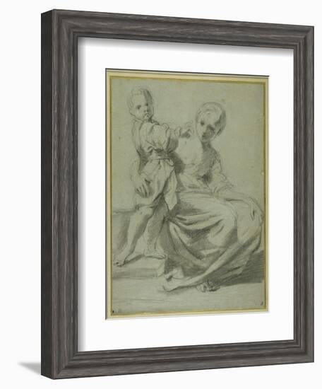 Mother and Child-Bartolomeo Schedoni-Framed Giclee Print