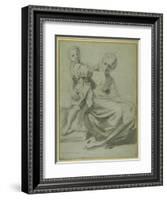 Mother and Child-Bartolomeo Schedoni-Framed Giclee Print