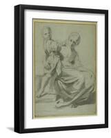 Mother and Child-Bartolomeo Schedoni-Framed Giclee Print