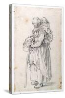 Mother and Child-Jacques Callot-Stretched Canvas