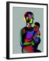 Mother and Child-Charlie Chann-Framed Premium Giclee Print