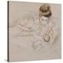 Mother and Child-Paul Cesar Helleu-Stretched Canvas